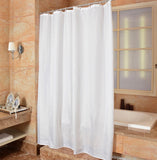 Extra Long White Luxury Shower Curtains